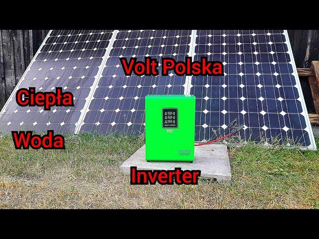 Photovoltaic converter for water heating. Off grid direct electricity from Volt Polska panels