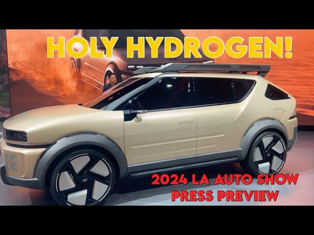 Hyundai’s hydrogen concept, Tesla and Overlanding highlight the 2024 LA Auto Show