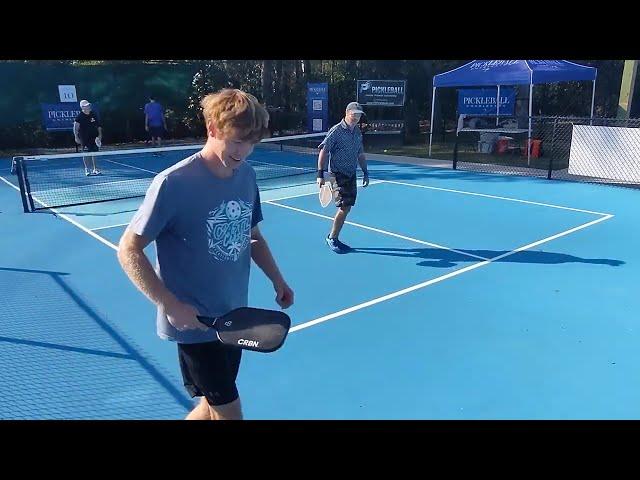 4.5s TAKE ON EX TENNIS PRO AND TEEN! 10 DUPR Charlestion Pickleball Tournament at Litchfield SC