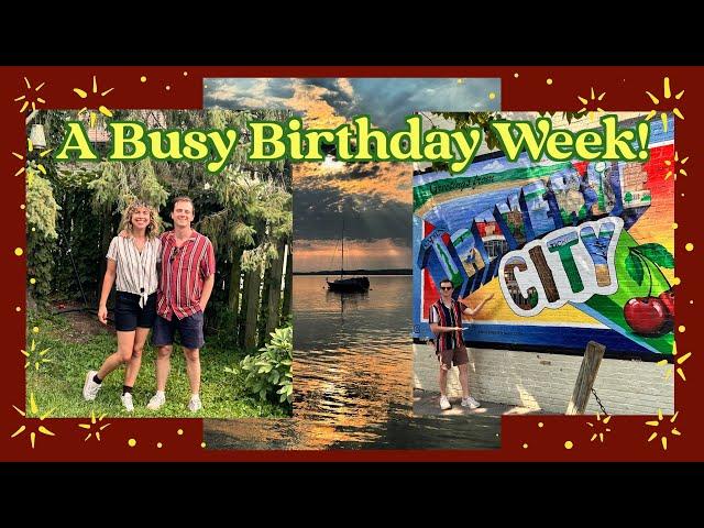 A Busy Summer's End!! Kansas City, Traverse City, and Brian's B-day!!