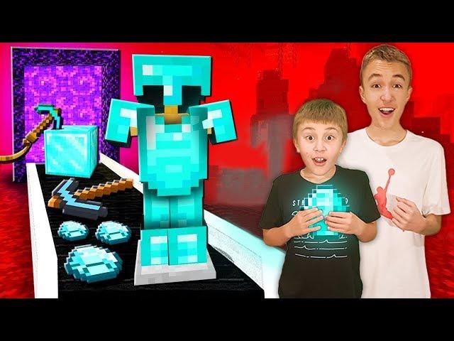 PRONAŠLI SMO DIJAMANTE U NETHERU ?! - Nether Minecraft Preživljavanje sa Mlađim Bratom