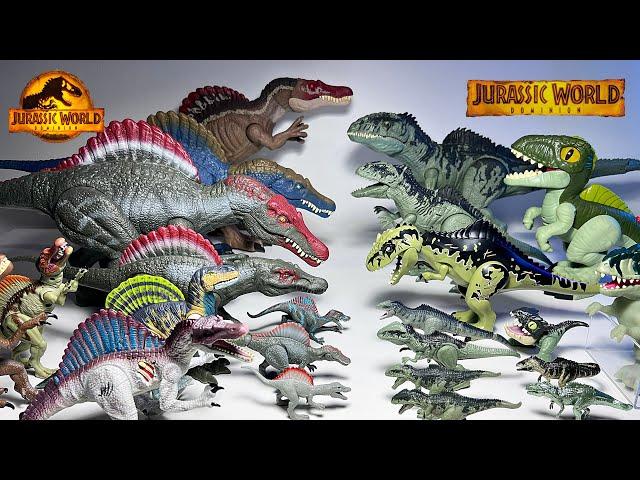 SPINO VS GIGA! Jurassic World Dominon Giganotosaurus vs Spinosaurus Dinosaurs Collection