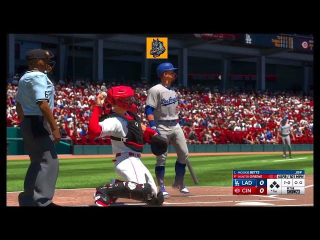 GAMEPLAy The Show 24 : Los Angeles Dodgers vs. Cincinnati Reds | Playstation