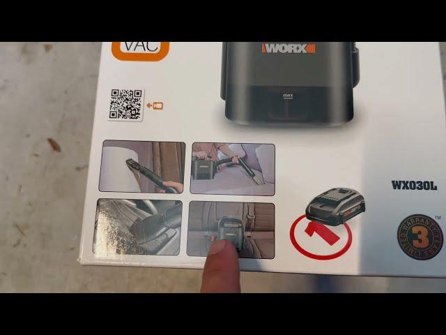 WORX WX030L 20V Power Share Cordless Cube Vac Compact Vacuum Review