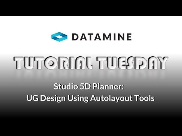 Studio 5D Planner: UG Design Using Autolayout Tools