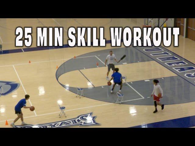 25 Min Basketball Skill Workout - 5 Quick Drills To Help Your Team Improve