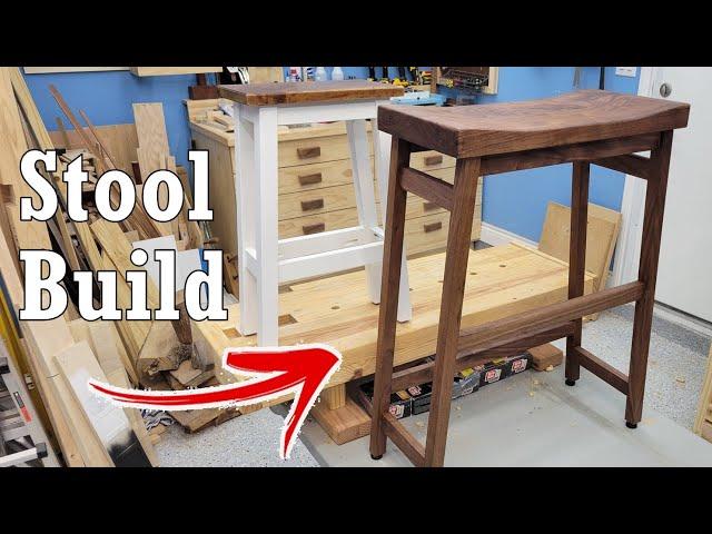 Building Bar Stools TWO Ways // Pocket Holes vs Dowels