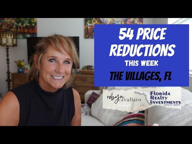 Homes active, sold and price reductions here in The Villages, FL March 24-31,2023