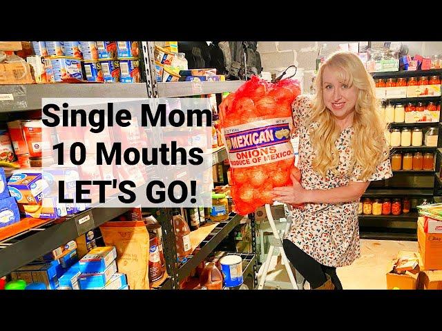 MASSIVE April Reset: 4 Freezers + Basement Food Storage Tour & Homemade Budget Meals for 10