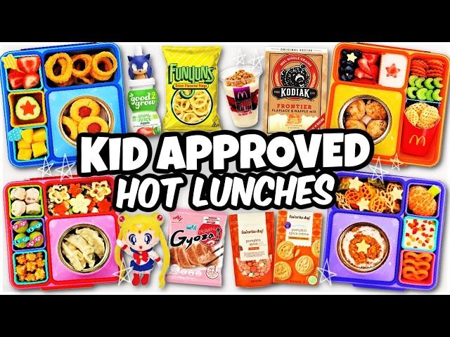 HOT LUNCHES and NO SANDWICHES! School Lunch Ideas Kids will LOVE!