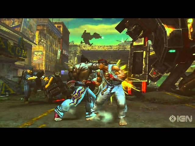 Street Fighter X Tekken Gameplay: Ryu vs. Kazuya - Gamescom