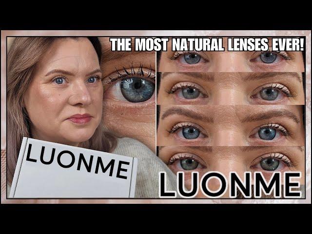 LUONME COLORED CONTACT LENSES TRY ON & Review *The Most Realistic Lenses Ever!* | Clare Walch