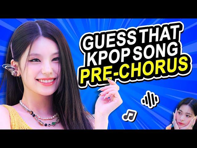 GUESS THAT KPOP PRE CHORUS [HARD MODE]  | KPOP QUIZ 2025