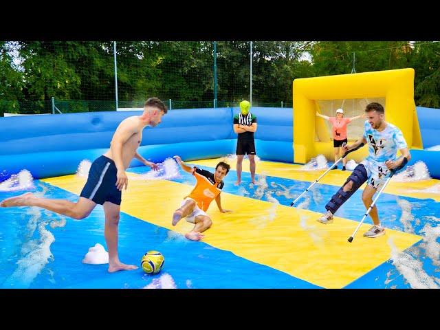 ️ Torneo di CALCIO SAPONATO nell’arena GONFIABILE! *SCIVOLOSO*