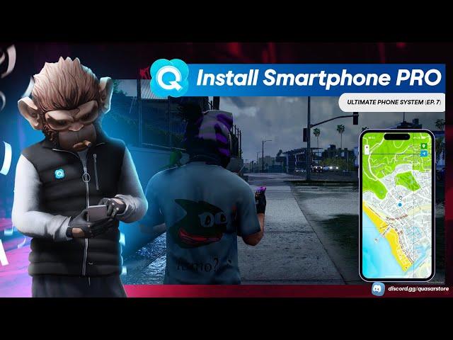 How to Install Quasar Smartphone PRO in FiveM | Episode 7 (Ultimate Phone System)