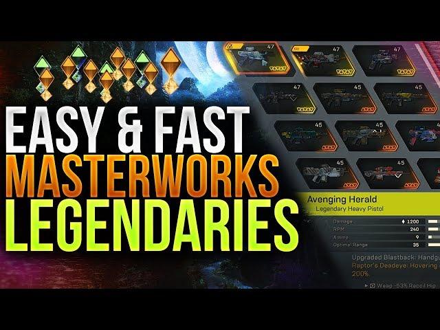 EASY & FAST Masterwork/Legendary Loot Drops! Anthem Guide!