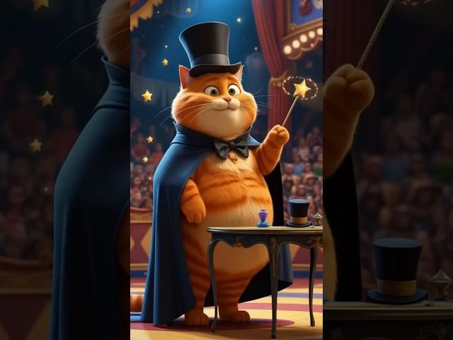 Matt the Meowgician 🪄  3D Animated Cat Short #funny #cat #magic #meowflix #ai