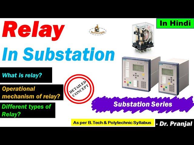 L7: Relay | Operation | Types | Substation Series in Hindi