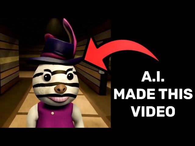 A.I.  Made This Zizzy Video (Piggy Animation)