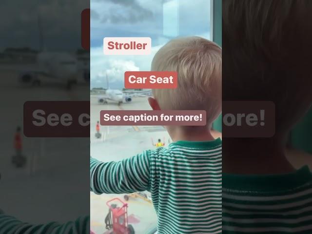 Free baggage allowance flying with kids #babytraveltips #travelwithbaby #travelwithtoddlers
