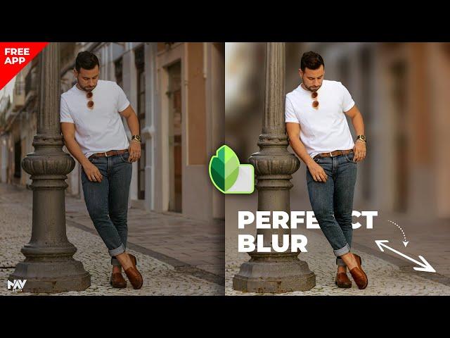 Make a PERFECT CONTROLLED BACKGROUND BLUR in Snapseed app | Android | iOS | Snapseed Tutorial