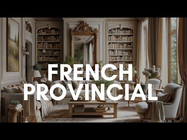 Master French Provincial Interiors: Your Design Guide