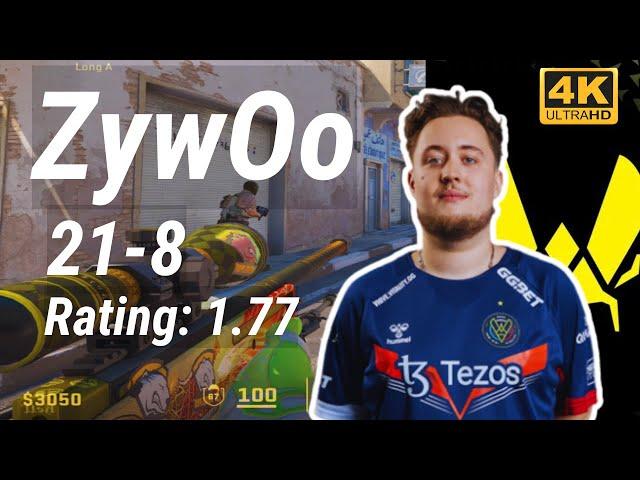 Vitality ZywOo (21-8) vs SAW (DUST2) | IEM Cologne 2024 #cs2 #pov