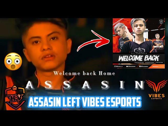 ASSASIN LEFT VIBES ESPORTS AND BACK IN HIGH VOLTAGE  -AneelYT