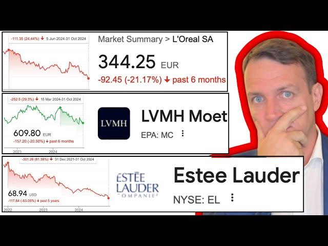 A Story Of 3 Stocks: L'Oreal, LVMH, Estee Lauder