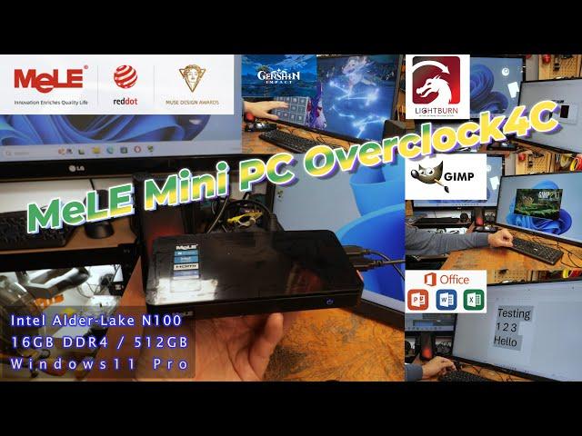 MeLE Overclock4C MiniPC intel N100 16GB 512GB review by Benson Chik #minipc #intel #amazon