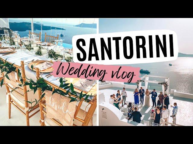 Our wedding in Santorini: VLOG - Dana Villas | Cost | How to plan a destination wedding in Greece