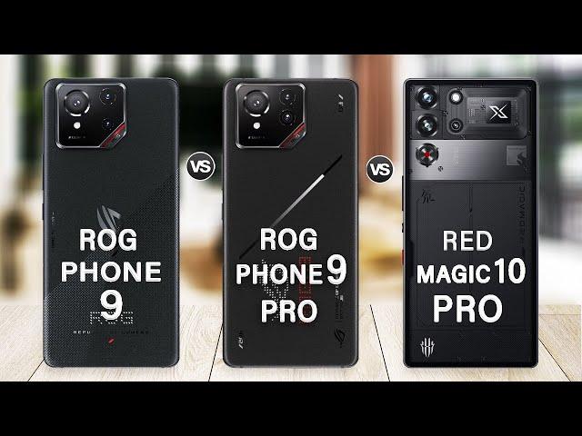 ROG Phone 9 Vs ROG Phone 9 Pro Vs Red Magic 10 Pro Specs Review