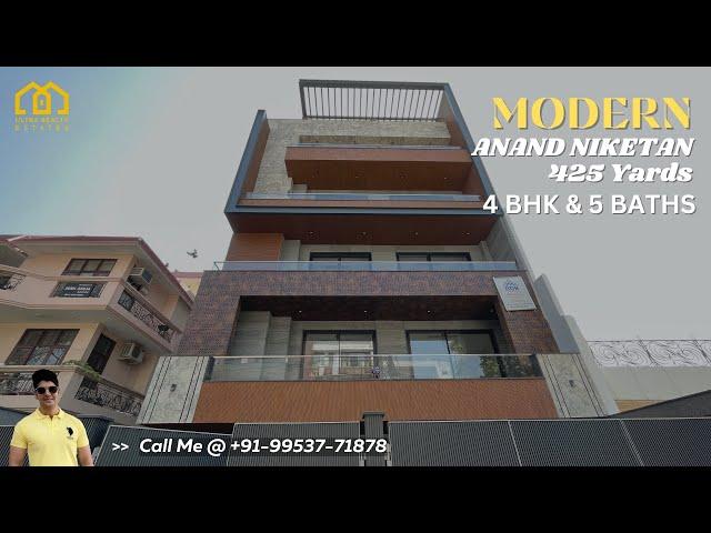 IS THIS THE BEST HOUSE IN SOUTH DELHI | 425 Yards 4 BHK LUXURY BUILDER FLOOR IN ANAND NIKETAN #URE