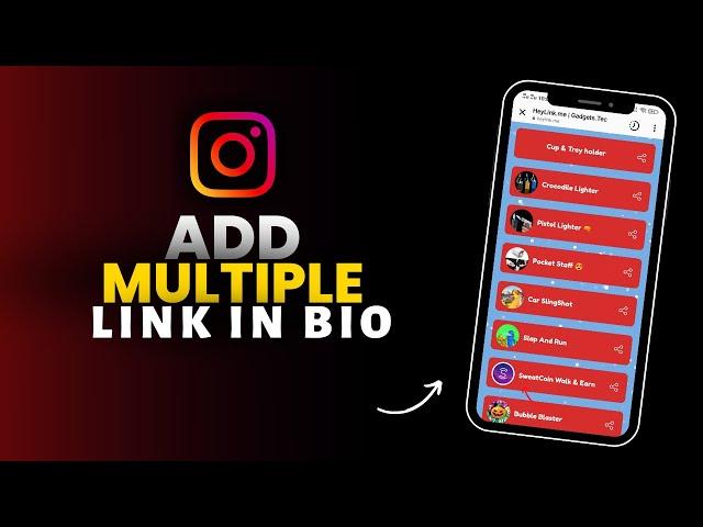 How to add multiple links on instagram bio | How to add linktree/Heylink to instagram Alternative