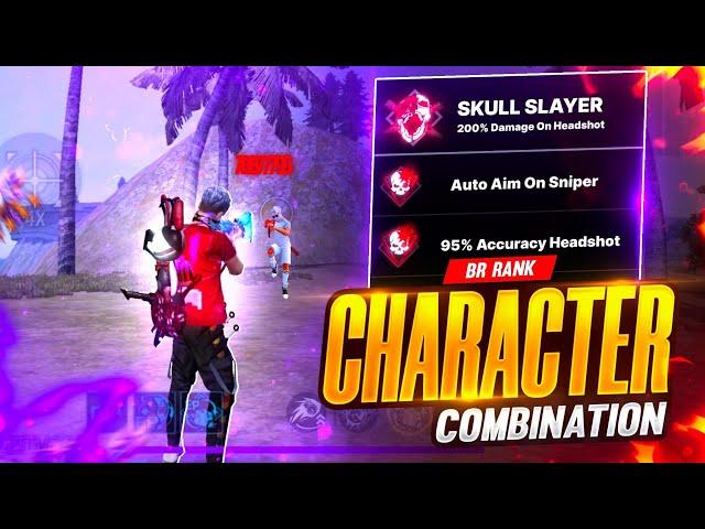 Best Character Combination For BR Rank| BR Rank Best Character Combination | Win every BR Rank