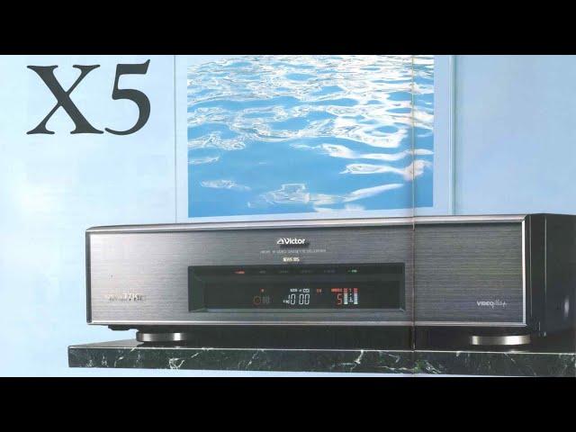 VICTOR HR-X5 PREMIUM VINTAGE S-VHS VCR