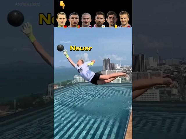 Neuer VS Ronaldo VS Haaland VS Messi VS Courtois VS Beckham | Vacation ️