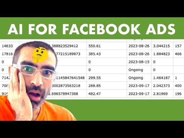 FREE AI Tool To Analyze Facebook Ads Data!