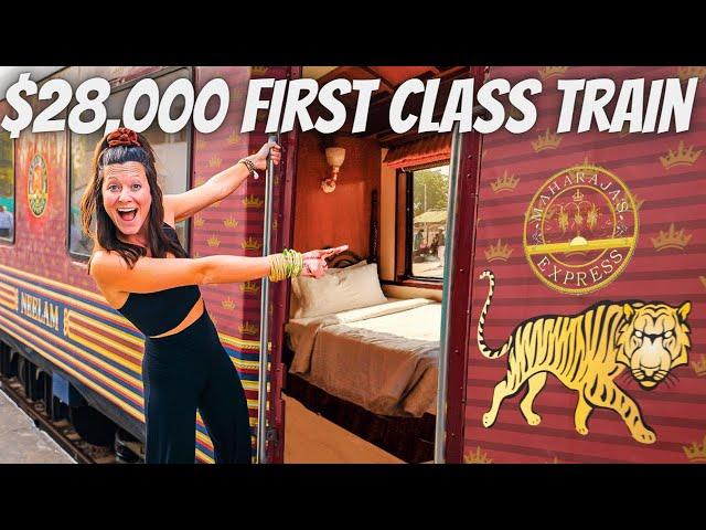 WE BOARDED INDIA’S $28,000 LUXURY TRAIN (Maharajas' Express 7 day journey)