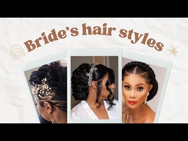 100 Creative bridal hairstyles/Trendy hairstyles for brides.