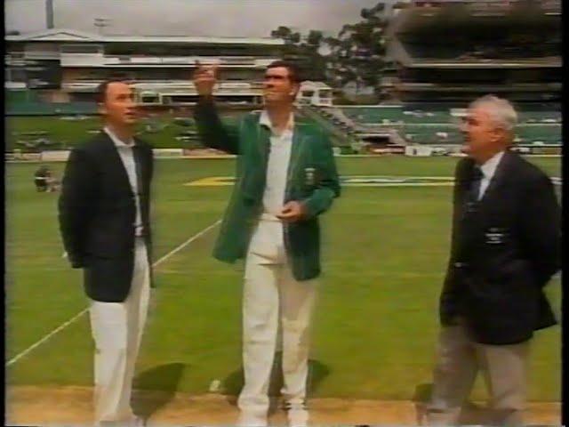 SOUTH AFRICA v ENGLAND 1st TEST MATCH DAY 1 JOHANNESBURG NOVEMBER 25 1999 ORIGINAL UK BROADCAST