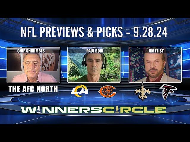 Free NFL Picks, Predictions and Best Bets Today 9/28/24: Rams vs Bears & Saints vs Falcons