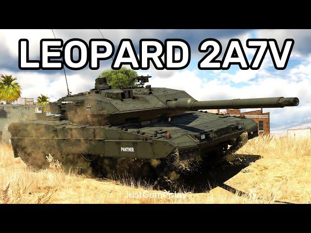 Leopard 2A7V German Main Battle Tank Gameplay in War Thunder