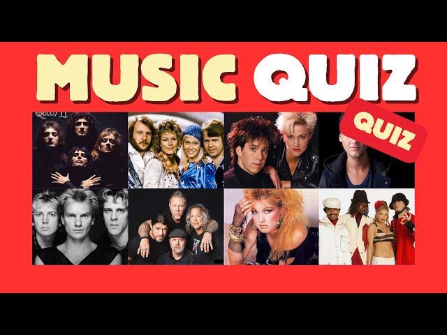 Music Quiz | Guess 60 Random Songs | 