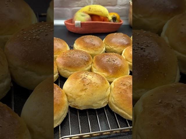 Homemade Sourdough #burger buns, full recipe is available on my channel