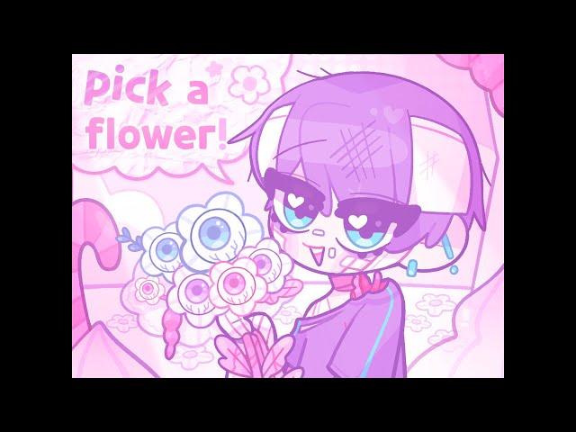 pick a flower meme