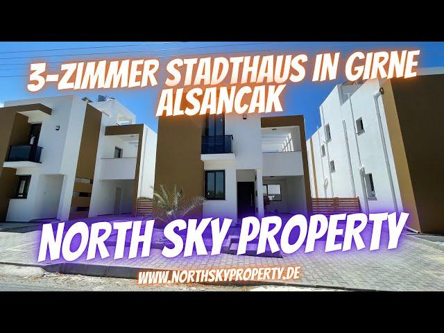 Nordzypern-3 Zimmer Stadthaus mit Dachterasse in Girne Alsancak