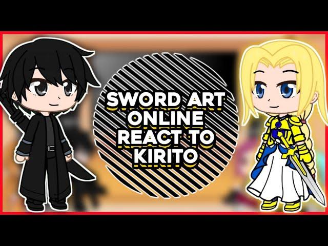 Sword Art Online React To Kirito Future | GachaTuber