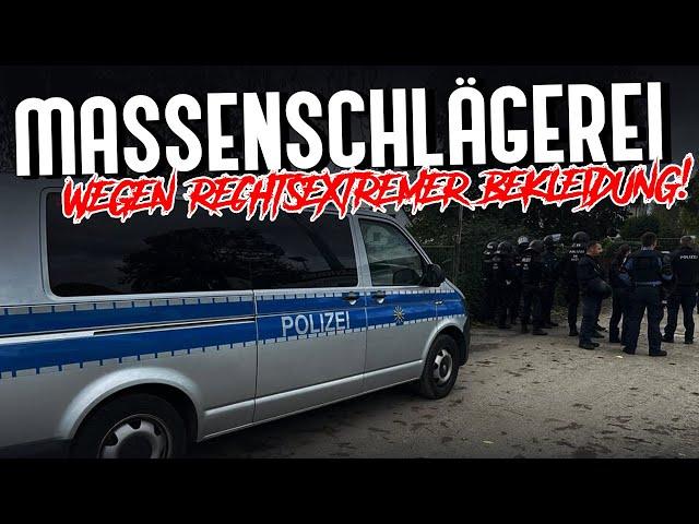 Chemie vs. Weixdorf: Massenschlägerei wegen rechtsextremer Bekleidung!