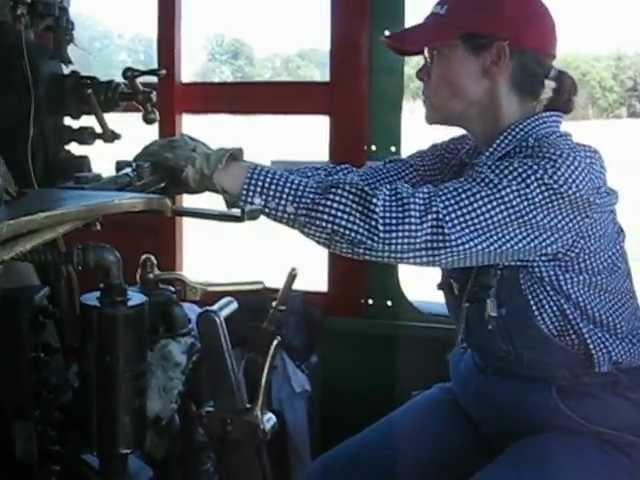 Stephanie's first run as Engineer on historic Sierra Railway #3